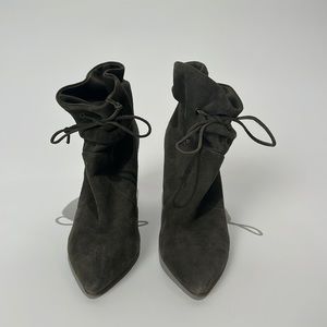 Suede booties